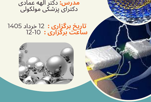 وبینار «آشنایی با نانو ذرات و روش‌های مشخصه یابی آنها» برگزار خواهد شد